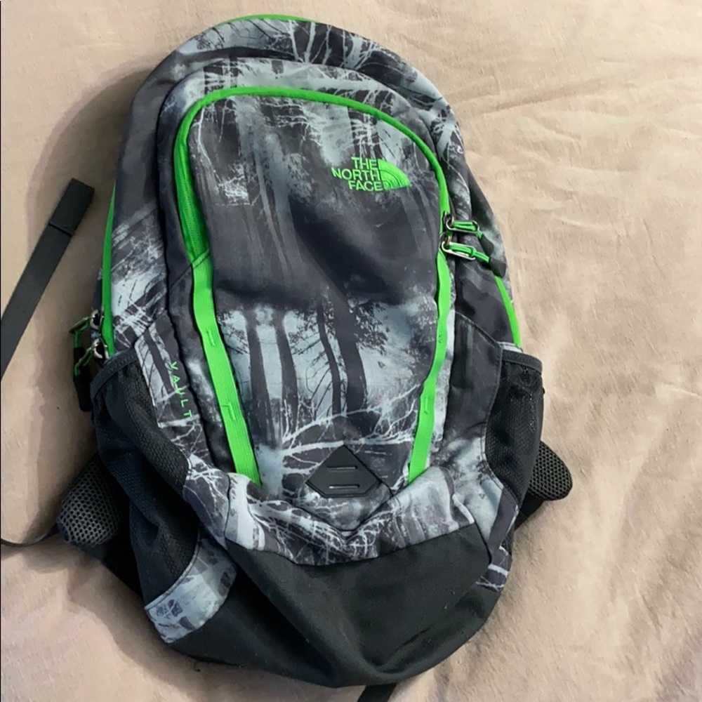 North face backpack.